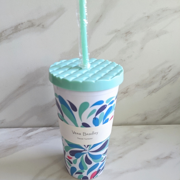 VERA BRADLEY Summer Play 20 oz Travel Tumbler - Picture 6 of 6